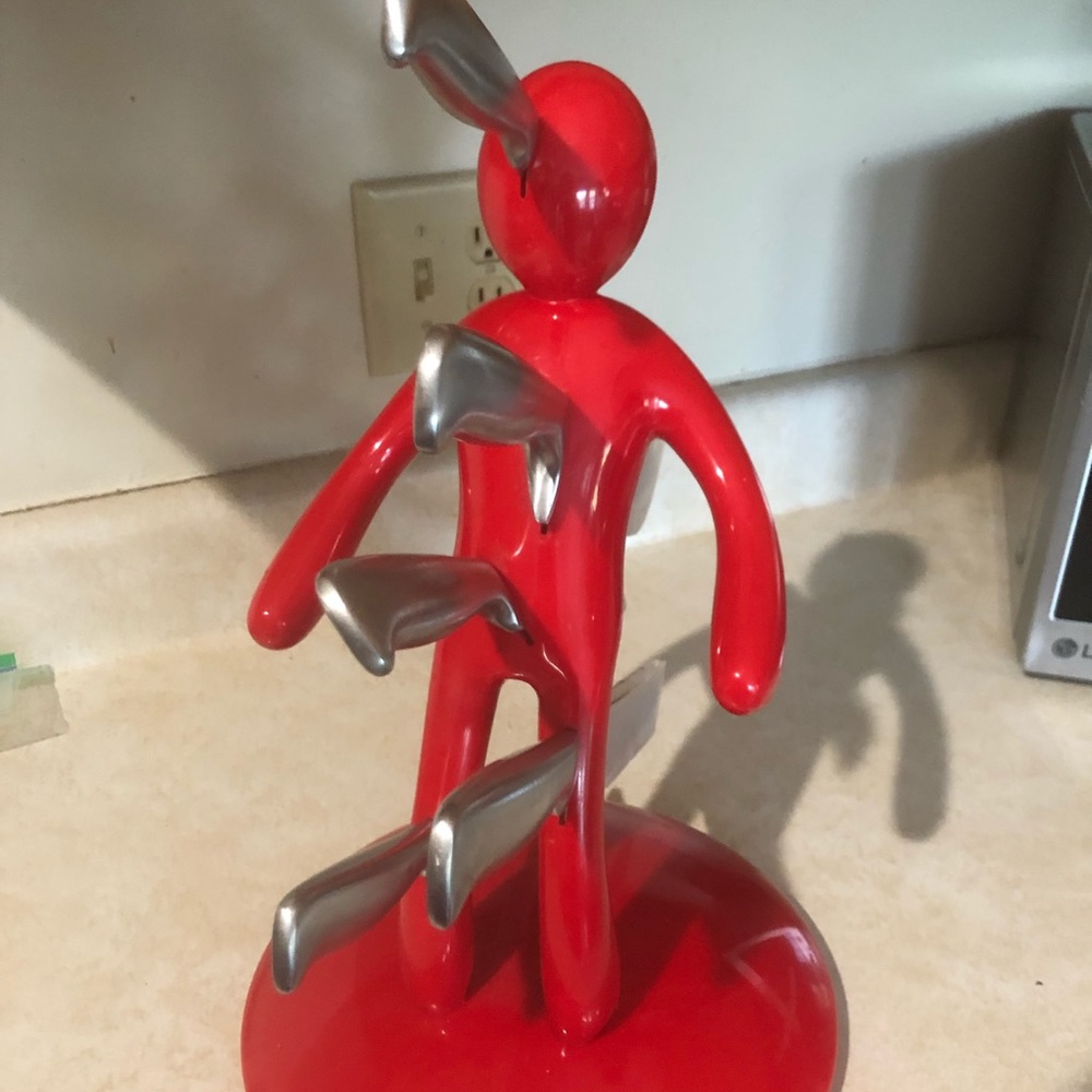 “The Ex” voodoo doll knife holder